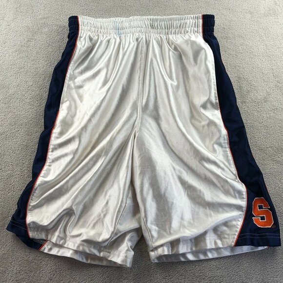NCAA Mens Activewear Shorts Medium Syracuse Basketball Sweatshorts White Casual - Picture 12 of 13